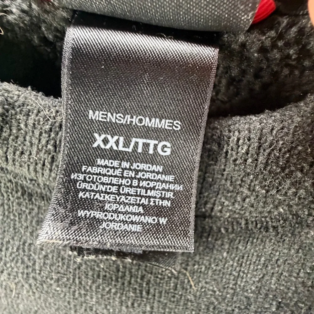 The North‎ Face Mens XXL Black Fleece Crewneck Pullover Sweatshirt Logo NF0A4NAJ